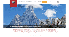 Desktop Screenshot of himalayan-foundation.org