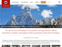 Tablet Screenshot of himalayan-foundation.org